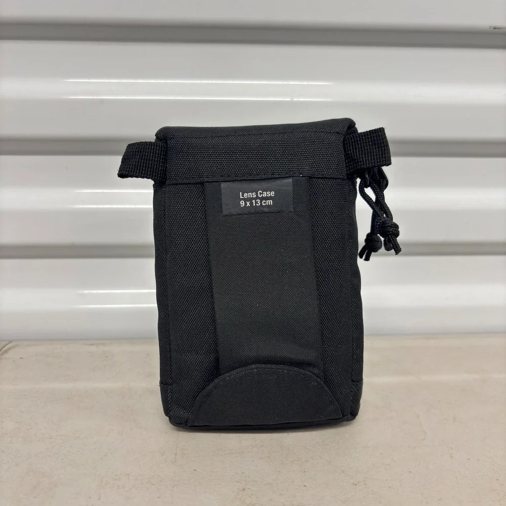 Lowepro Lens Case 9 x 13 cm Black Padded Camera Lens Pouch with SlipLock Tab